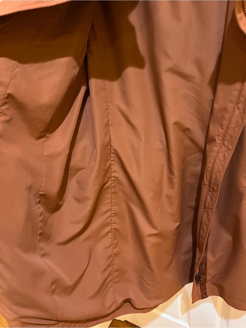 Athleta RainOut Sutro Long Trench - Sequoia Brown - Picture 5 of 5